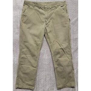Carhartt Utility Carpenter Pants Relaxed Fit Green B324 ARG‎ Mens 44x32
